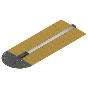 Express Under Carpet Kit, w/ 25 ft. Single Circuit Conduit/ Quad Receptacle, 6 ft.