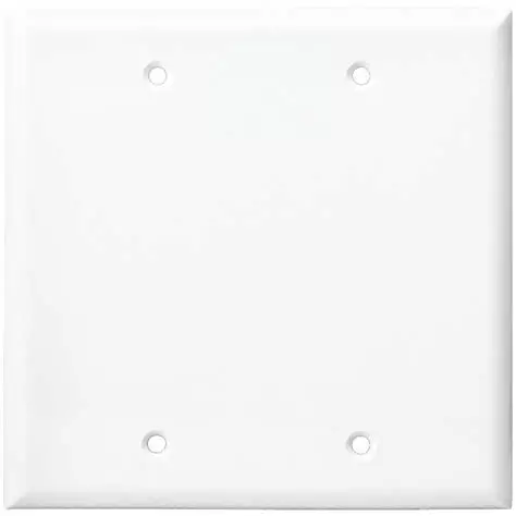 Blank Wall Plate White 