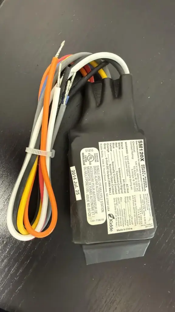 [SM120X] Kidde SM120X Smoke Detector 120V Hardwired Relay Module For I-Combo