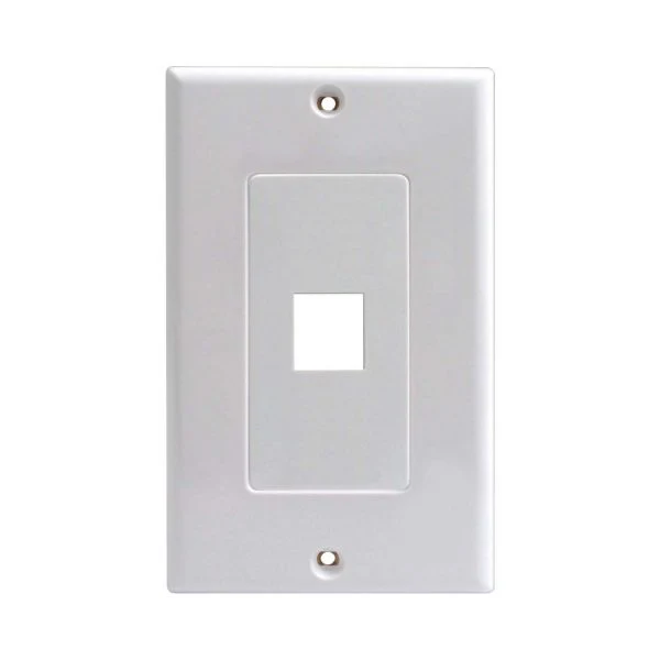 SC-DJ1 1 Port Decora Wall PlateWall Plate