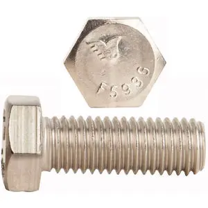 1/4"-20 X 1" Hex Cap Bolt Stainless Steel 316 (100pcs)