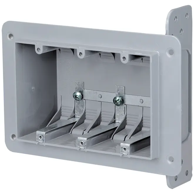 Device Box - Plastic - 3-Gang - 2 3/4"