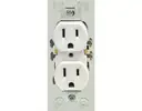 Leviton 15 Amp Duplex Outlet/Receptacle, Contractor Pack, Grounding, White