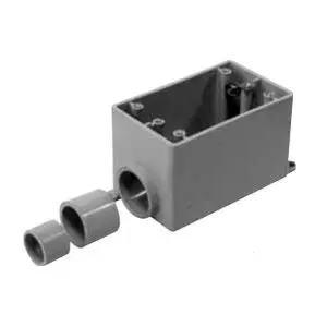 Scepter Conduit Device Box, 1 Gang, FDC, 2, 1/2, 3/4, 1 inch 