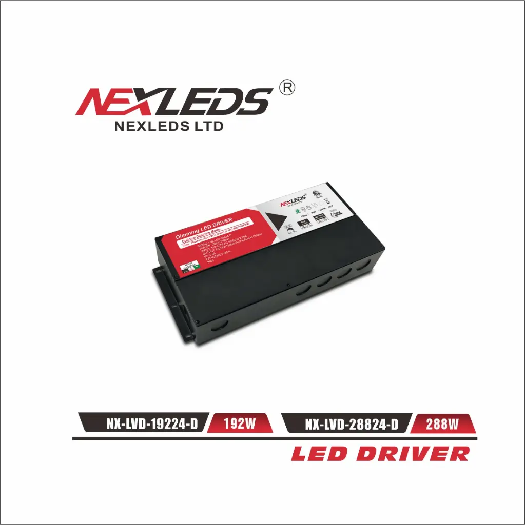 [NX-LVD-28824-D] Nexleds LED CLASS 2 24V 5 dimming options - 288W (NX-LVD-28824-D)