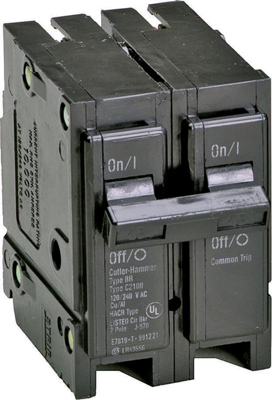 Eaton BR240 40A Push On Double Pole Circuit Breaker
