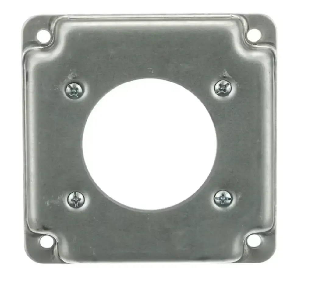 11426 4" Square Cover - 1/2" Raised - 2.625" Diameter