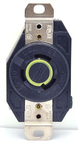 Leviton Single Lock Ground Receptacle 2310 New