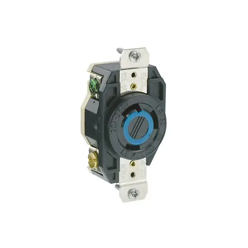 Leviton 2620 30 Amp, 250 Volt, Flush Mount Locking Receptacle, Industrial Grade