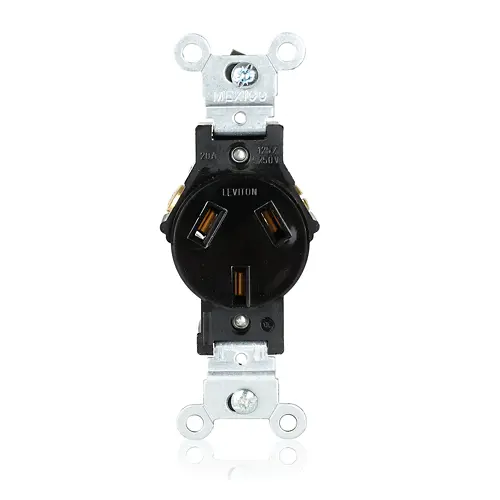 [5032] 20 Amp Single Receptacle/Outlet, Commercial Grade, Dual Voltage