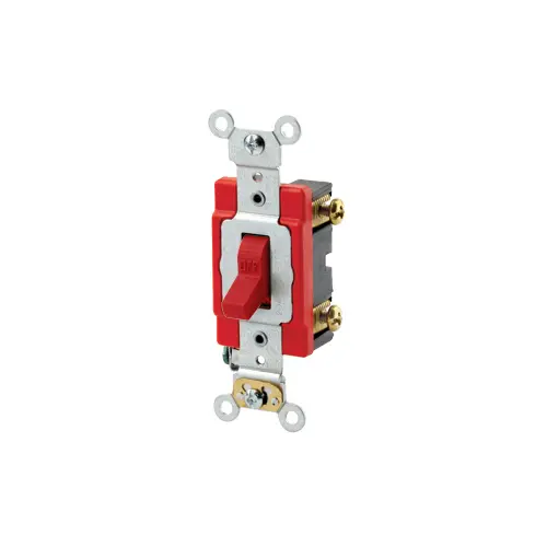 [1121-2R] Leviton 20 Amp Toggle Switch, Single-Pole, Quiet Switch, Extra Heavy Duty Spec Grade
