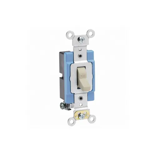 [1201-2I] Leviton 15 Amp Toggle Switch, Quiet Switch, Extra Heavy Duty Spec Grade