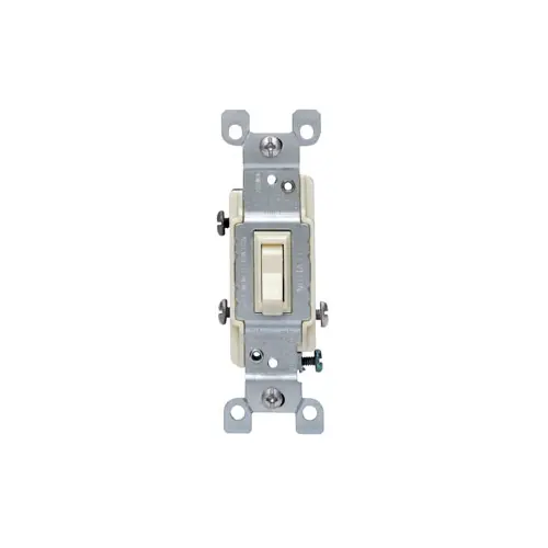 [1453-CP] Leviton 15A 3-way Toggle Switch, Non-grounding