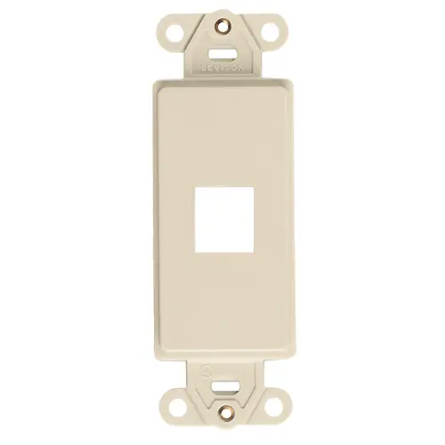 QUICKPORT™ Decora Insert, 1-Port, Ivory