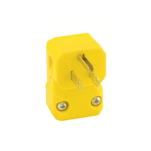 Leviton 15 Amp, 125 Volt, Straight Blade Plug, Industrial Grade