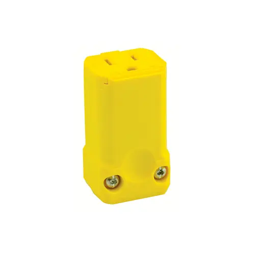 Leviton 15 Amp, 125 Volt, Straight Blade Connector, Industrial Grade