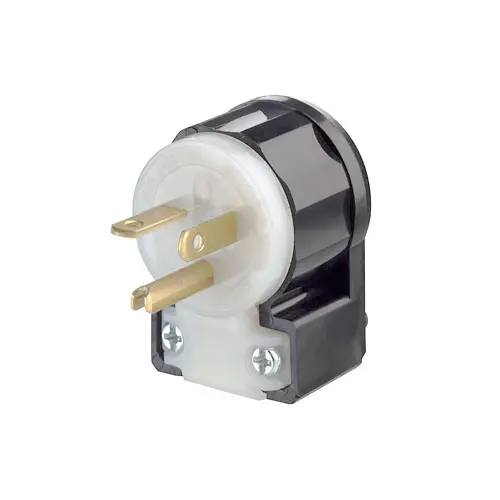 Leviton 20 Amp, 250 Volt, Straight Blade Plug, Industrial Grade 5466-CA