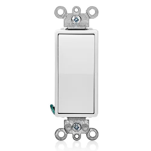 15 Amp Decora Rocker 4-Way Switch, Grounding, White 5604-2W