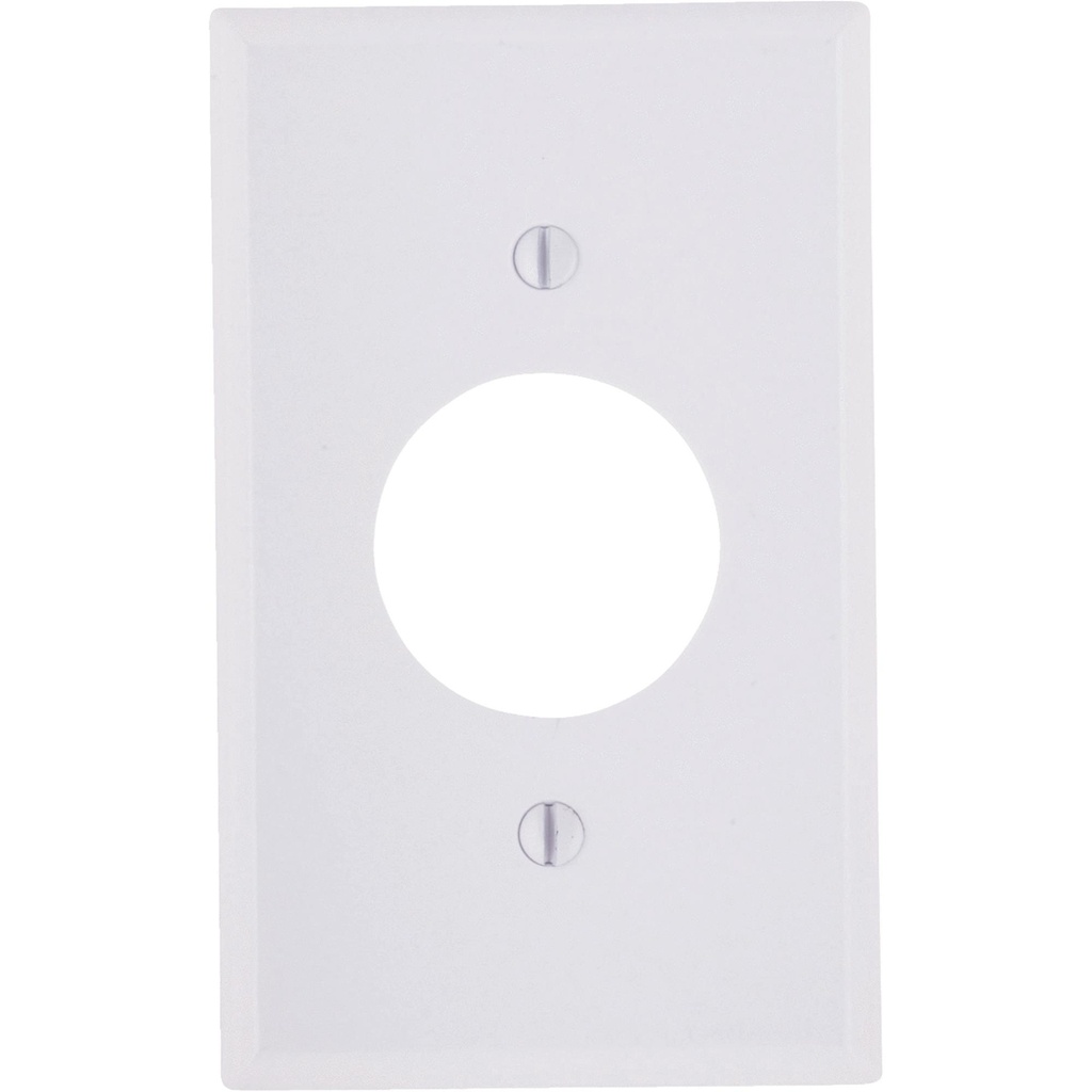 Leviton White 1 Gang Plastic Outlet Wall Plate 1 Pack (Pack of 25)