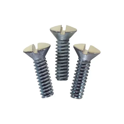 1/2" Long 6-32 Milled Replacement Screws, Ivory
