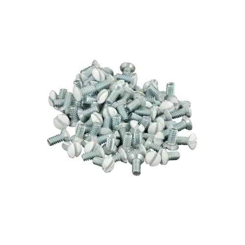 5/16" Long 6-32 Milled Replacement Screws, White