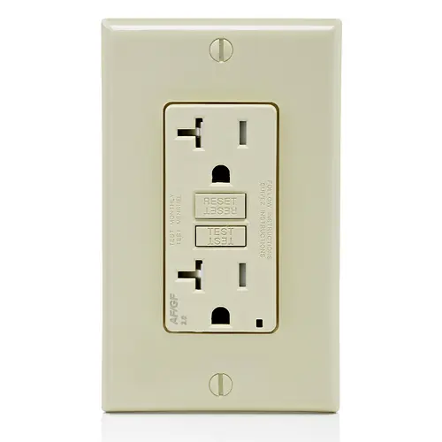 Leviton 20 Amp, Self Test, Tamper-Resistant Dual-Function AFCI/GFCI Outlet with LED Indicator Light