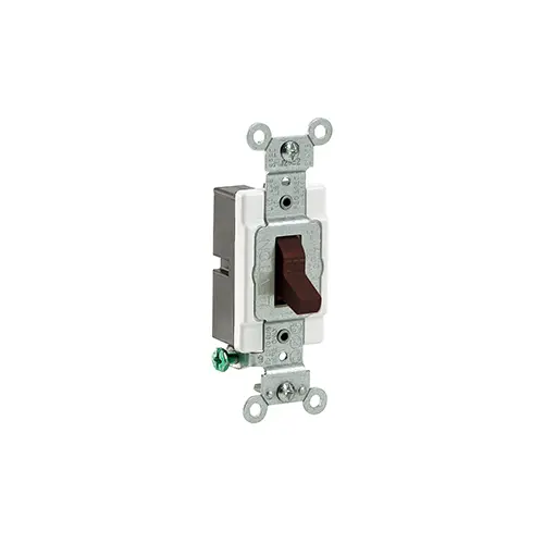 Leviton 15 Amp, Toggle Switch, Single-Pole, Quiet Switch, Commercial Spec Grade