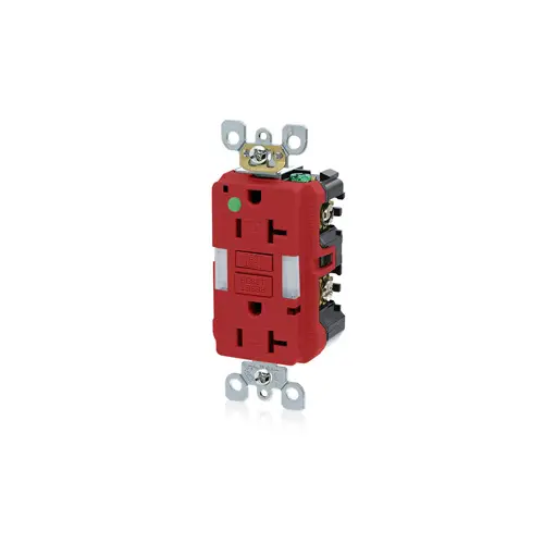 [GFNL2-HGR] Leviton 20 Amp SmartlockPro® GFCI Receptacle/Outlet, Hospital Grade, Tamper-Resistant
