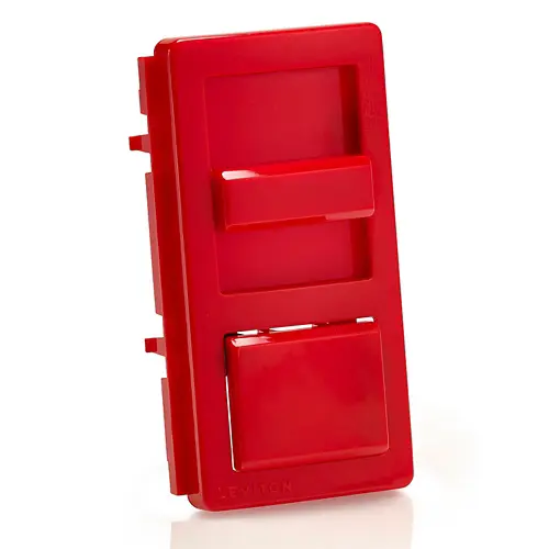 Leviton IllumaTech Dimmer Switch Color Change Kit, for use with IPL06, IPX06, IPX10, IPX12, IP710-D0 dimmers, Red
