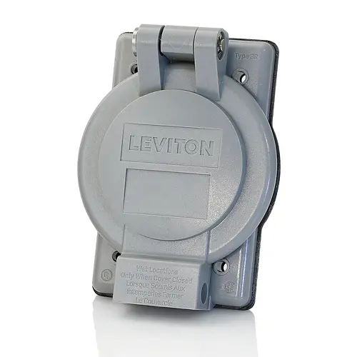 Leviton Weatherproof Cover, 1-Gang WP2-G