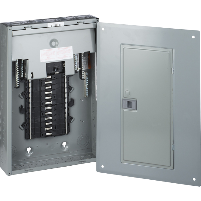 Square D Electrical Panel with Main Breaker - 100A/24 - 240 V CQO124M100PC