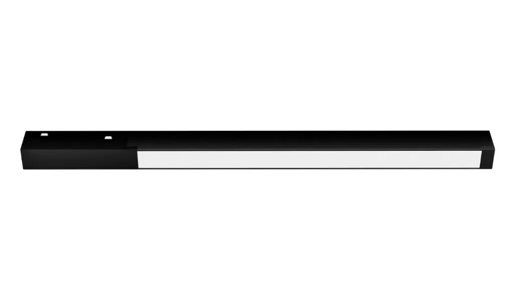 24V Magnetic Track 12W Flood Light 3000K Aluminum Black Finish