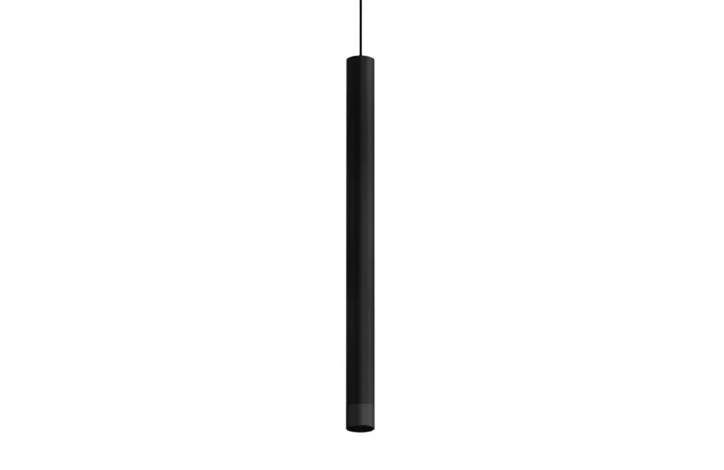24V Magnetic Track 6W Slim Pendant Light 3000K Aluminum Black Finish