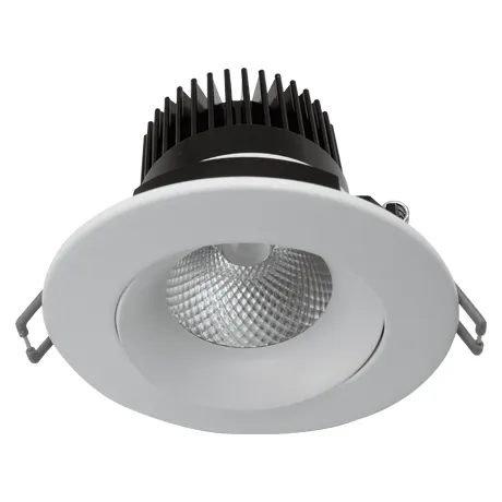 [VO-RP3.5W12-120-D-5WAY-BK] 3.5" Recessed LED Gimbal Downlight, 12W, 5CCT, CRI>90 (Black)