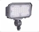 Nexleds NXSFLL-100W-80x110-K-3CCT, LED Flood Light, 120-277VAC, 100W, 13000 Lumen, 3000/4000/5000K, Bronze, Knuckle Mount