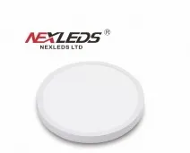 [NX-9SMPL18W-5CCT-WH] Nexleds 9 inch Die-cast Flush Mount Panel - 5CCT Adjustable - 24W+6W - 120VAC - 2100LM - White Finish - NX-9SMPL18W-5CCT-WH4