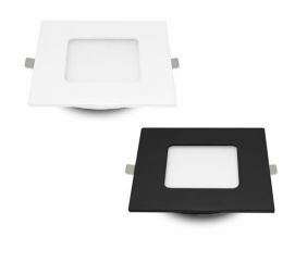 Nexleds 4" Square Slim Panel Downlight WetLocation (white) - 9W, 5CCT (NX-4ES04-9W-5CCT-SW)