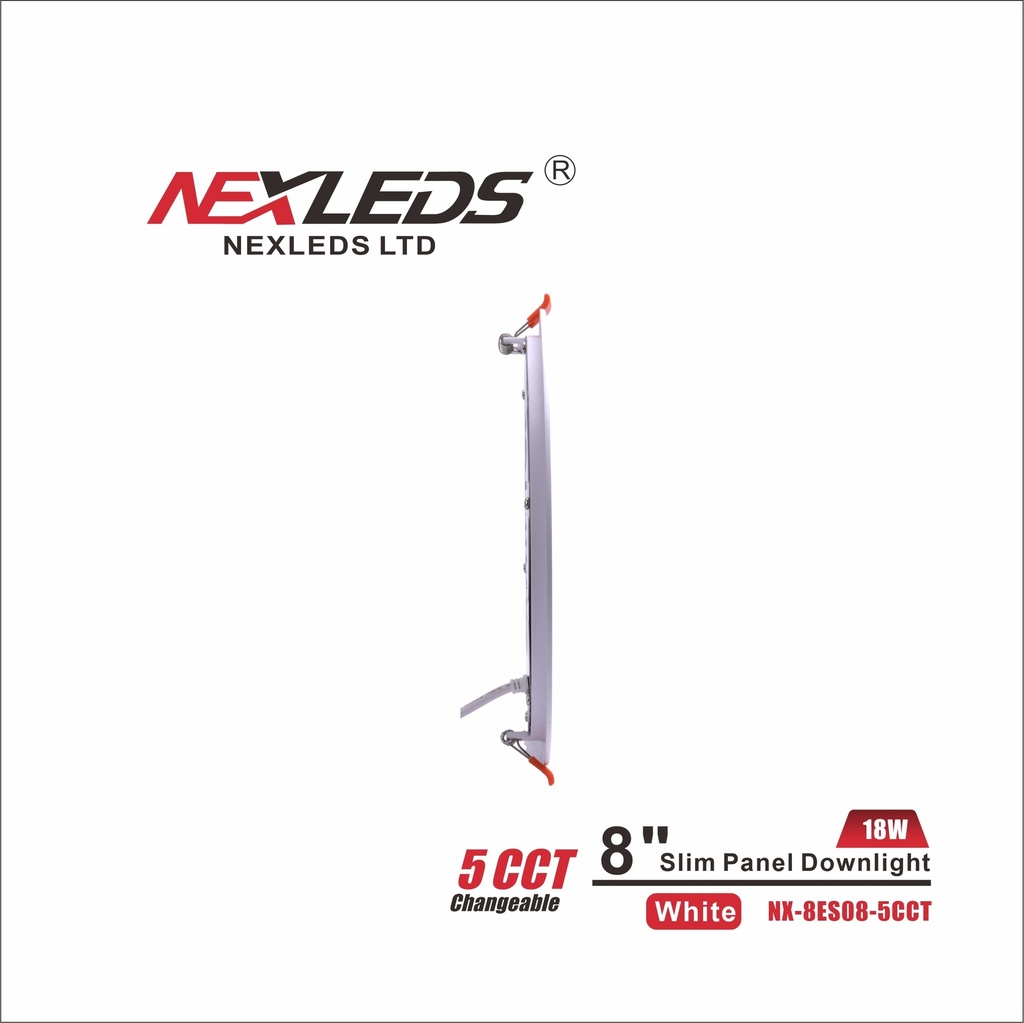 Nexleds 8" Slim Panel Downlight WetLocation - 18W, 5CCT (NX-8ES08-5CCT)