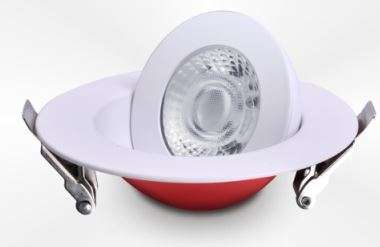 Nexleds Gimbal Downlights - 9W, 5CCT (NX-FGDL4-9W-FR-WH)