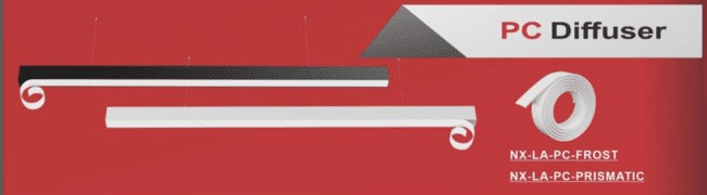 Nexleds Frosted PC diffuser (50 m/roll) (NX-LA-PC-FROST)