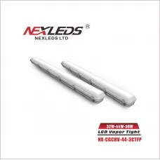[NX-CGCHV-44-3CCT-FP -SENSOR] Nexleds NX-CGCHV-44-3CCT-FP White LED Vapor Tight Wattage and CCT Selectable