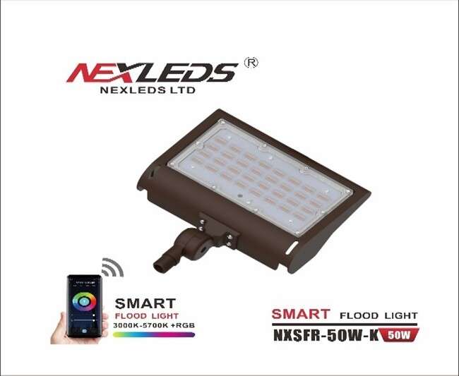 Nexleds LED SMART Floodlight (knuckle Mount) - 15W, RGBCW (NXSFR-15W-K)