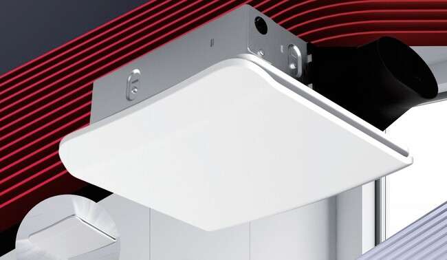 Nexleds Bathroom ventilation fan with changeable CFM - 6W/9W/14W (NX-VFS18S-3W)