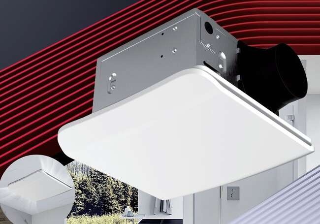 Nexleds Bathroom ventilation fan with 80 CFM - 24W (NX-VFD15D-80)