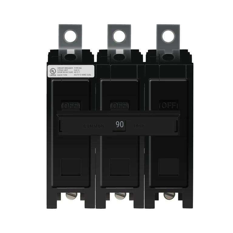 Eaton BAB3090H 90A 3-Pole Bolt-On Circuit Breaker