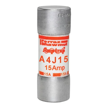 Mersen A4J15 15A 600VAC Class J Fast-Acting Fuse (Amp-Trap A4J)
