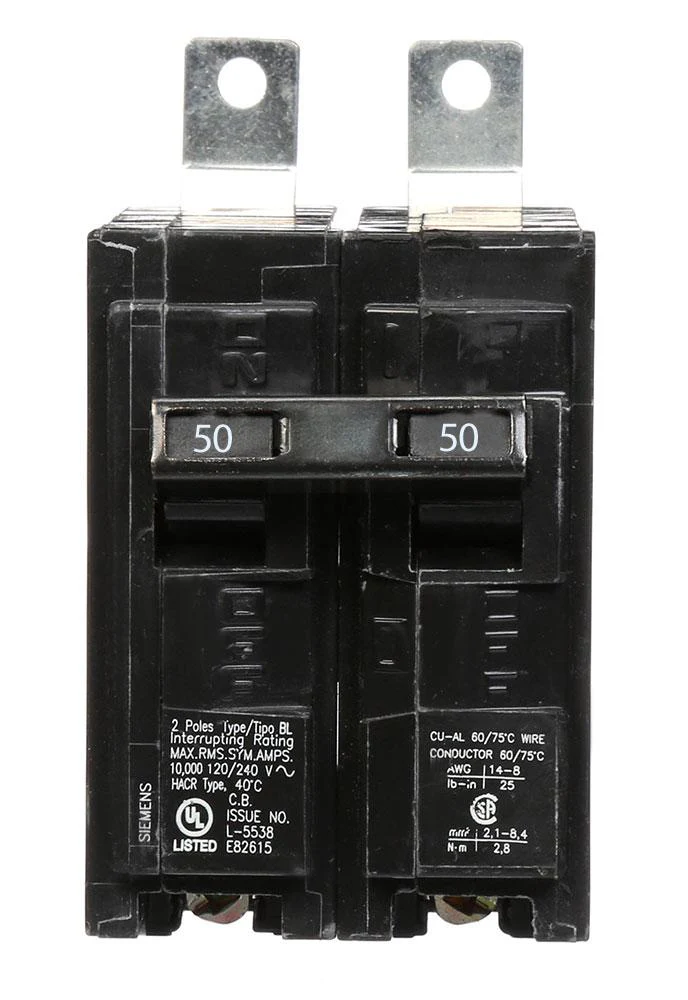 [B250] B250 - Siemens - 50 Amp Circuit Breaker