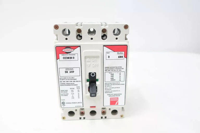 CE3030E - Federal Pioneer Horizon - Molded Case Circuit Breaker