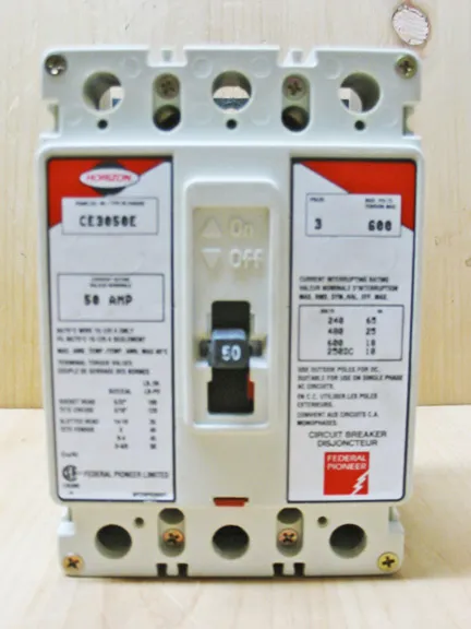 CE3050 - Challenger 50A 3 Pole 480V Molded Case Circuit Breaker