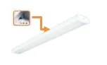 Votatec VO-WR5FT4W48-347-3WAY-L 4' Wrap Fixture 48W 5520 Lumens 3K/4K/5K 120/347V